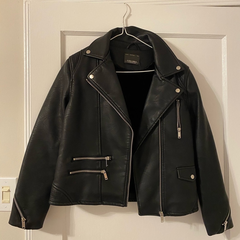 Zara leather jacket